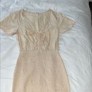 Roxy Light Peach Mini Dress